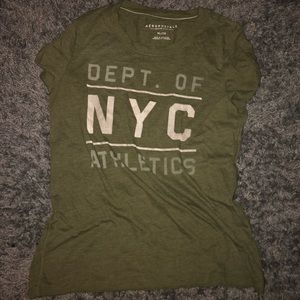 green aeropostale t-shirt